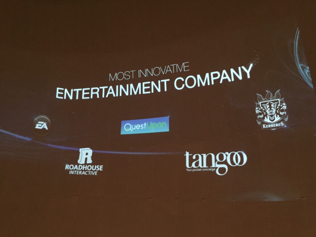 Five finalists for Most Innovative Entertainment Company at the 2015 NextBC Awards.